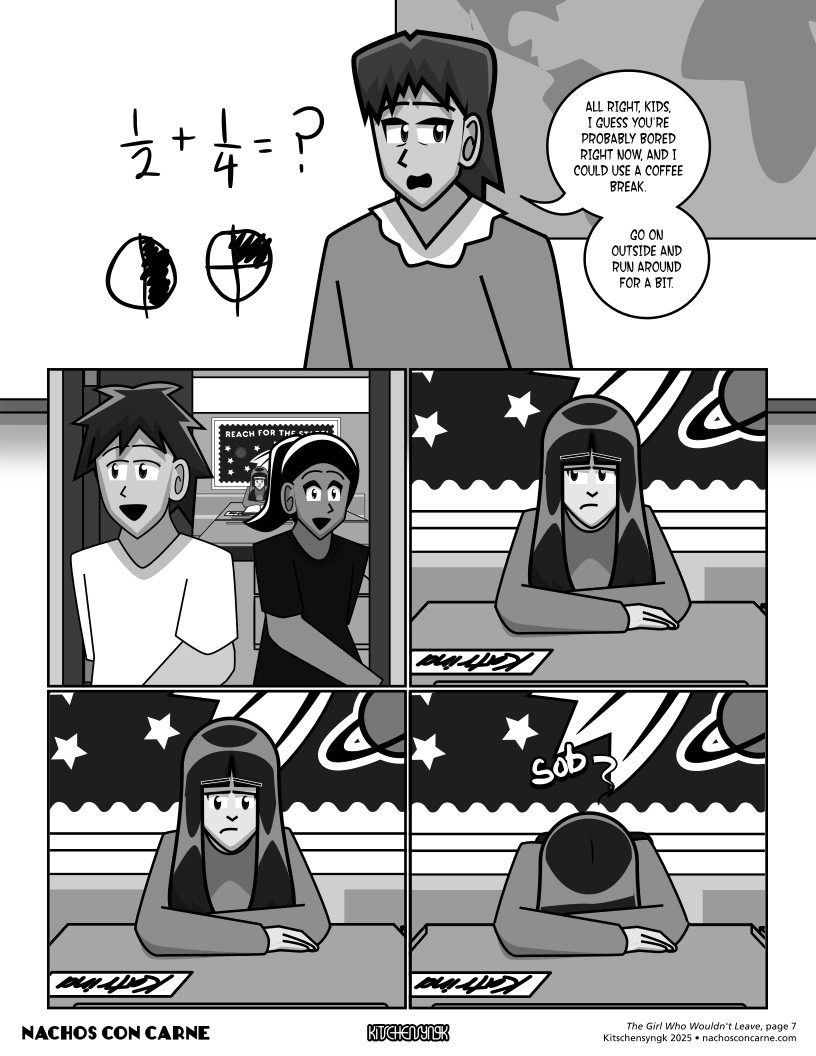 "The Girl Who Wouldn't Leave" page 7