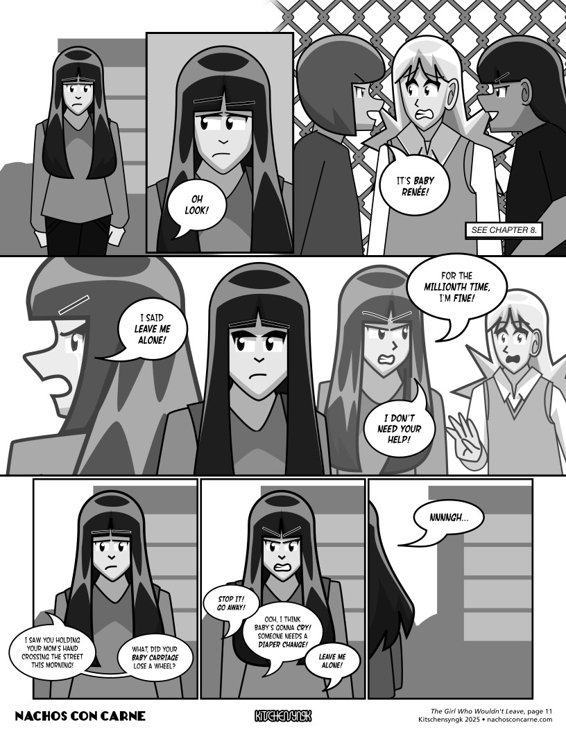 "The Girl Who Wouldn't Leave" page 11