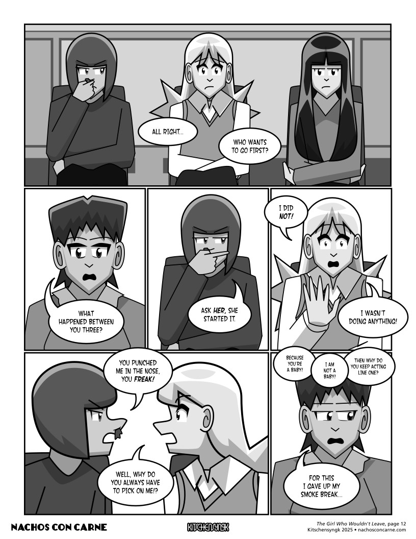 "The Girl Who Wouldn't Leave" page 12