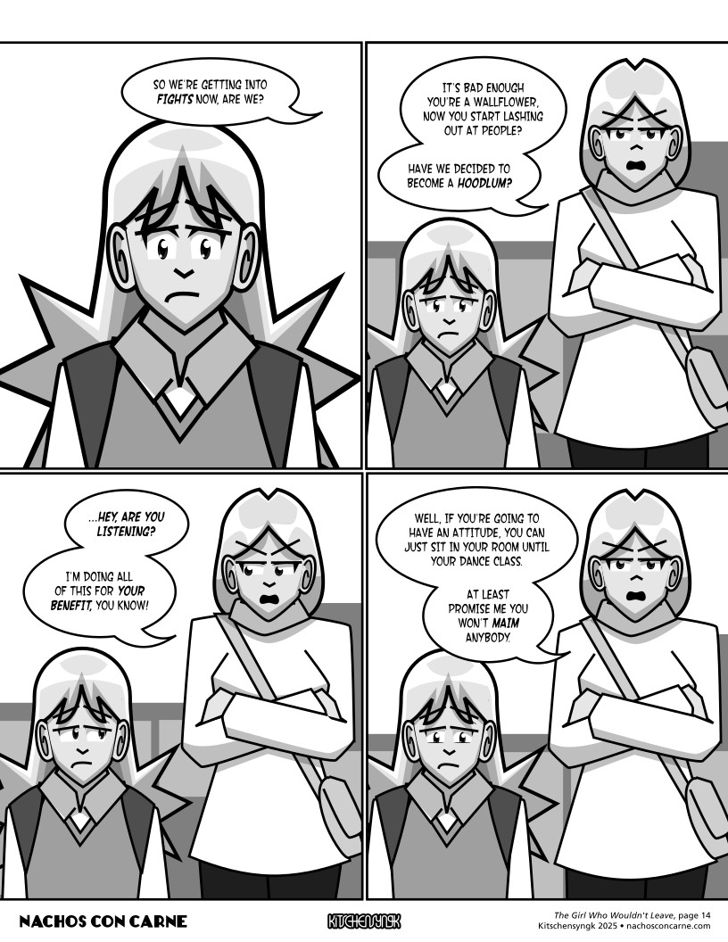 "The Girl Who Wouldn't Leave" page 14