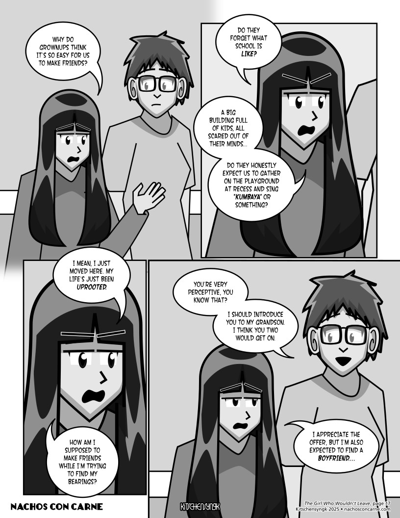 "The Girl Who Wouldn't Leave" page 17