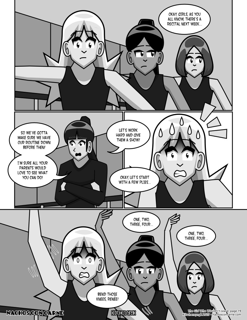 "The Girl Who Wouldn't Leave" page 19