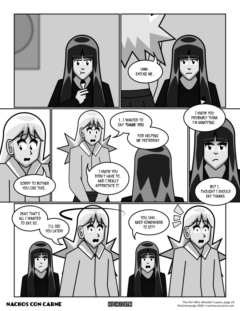 "The Girl Who Wouldn't Leave" page 23