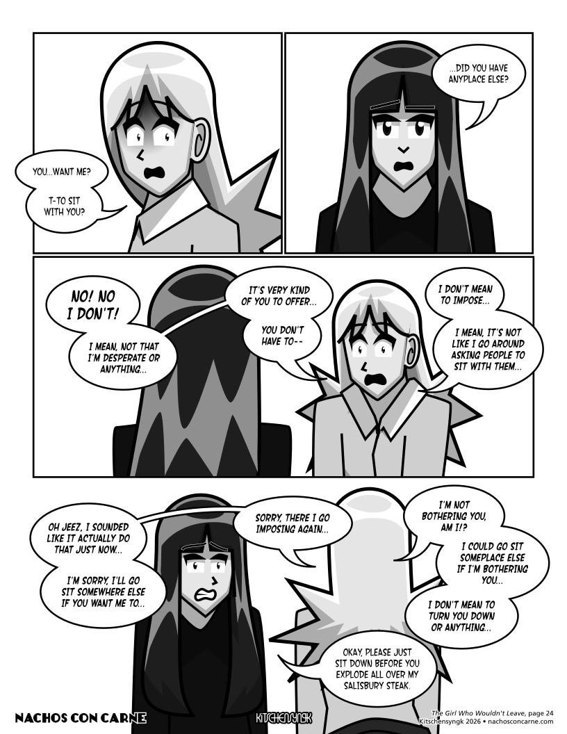 "The Girl Who Wouldn't Leave" page 24