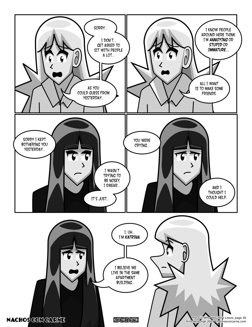 "The Girl Who Wouldn't Leave" page 26