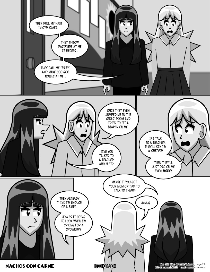 "The Girl Who Wouldn't Leave" page 27