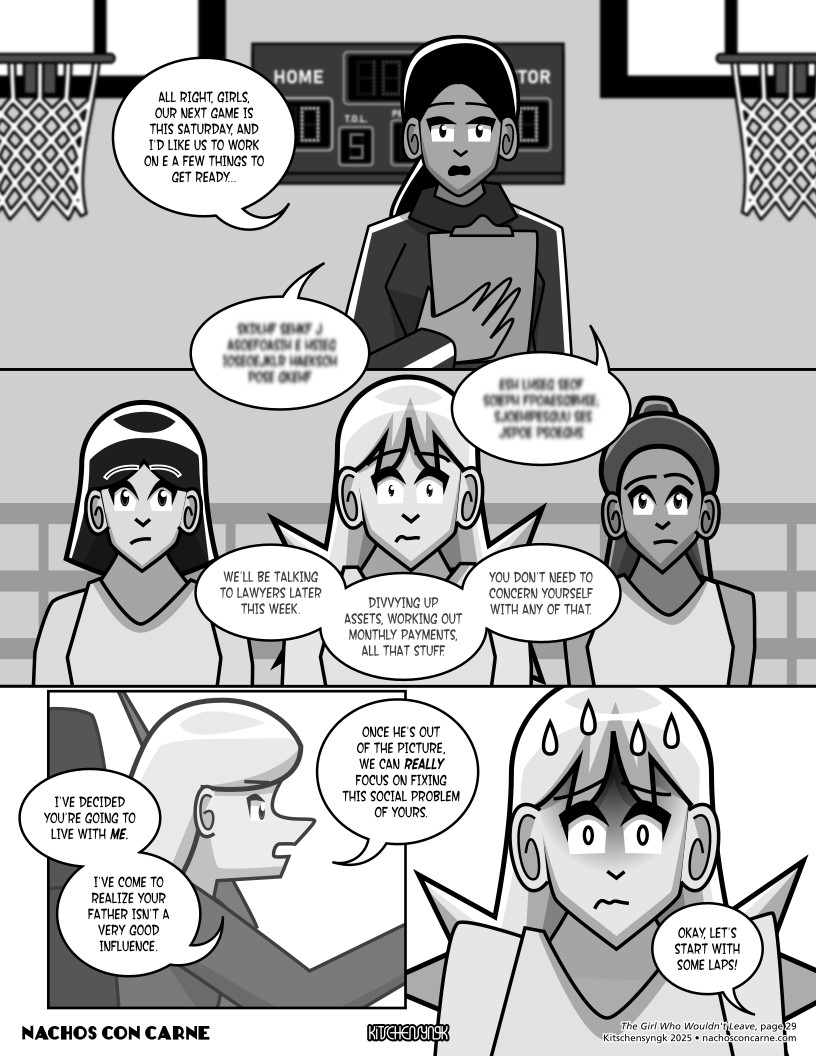 "The Girl Who Wouldn't Leave" page 29