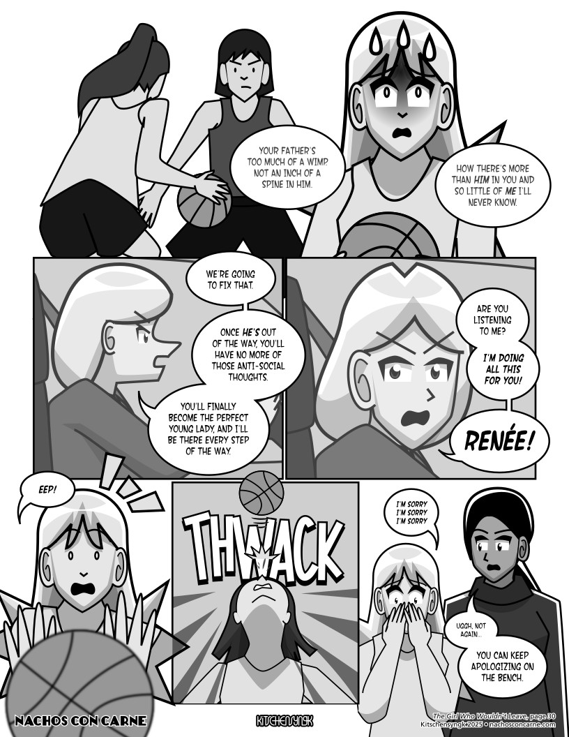 "The Girl Who Wouldn't Leave" page 30