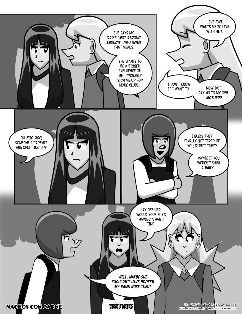 "The Girl Who Wouldn't Leave" page 34