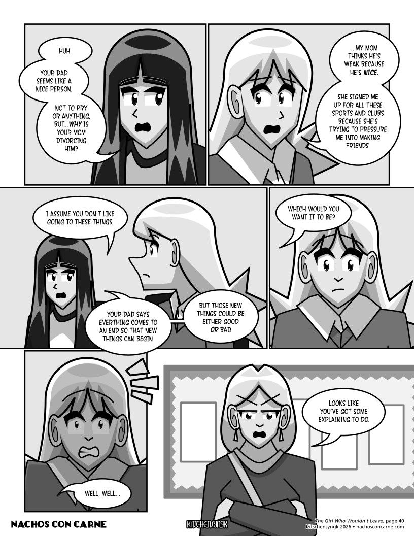 "The Girl Who Wouldn't Leave" page 40