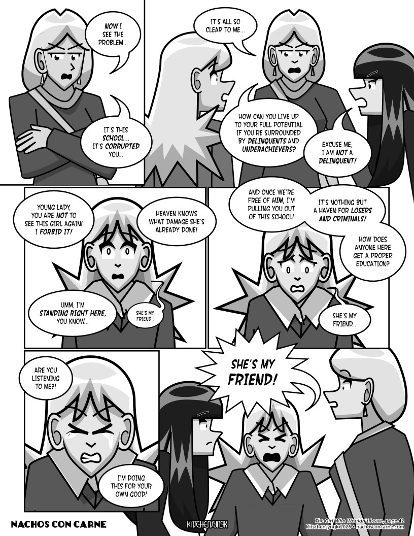 "The Girl Who Wouldn't Leave" page 42