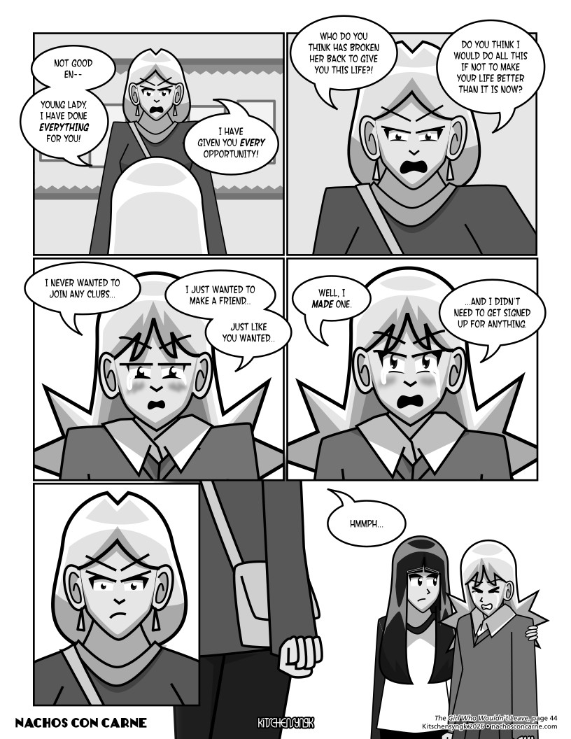 "The Girl Who Wouldn't Leave" page 44