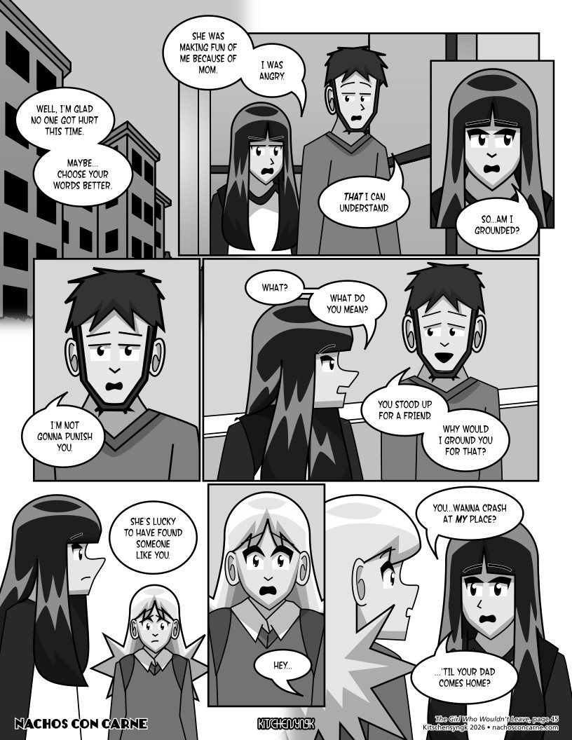 "The Girl Who Wouldn't Leave" page 45