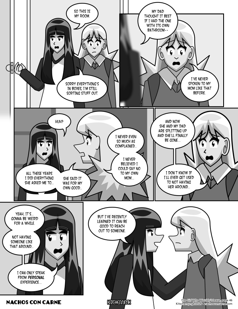 "The Girl Who Wouldn't Leave" page 46