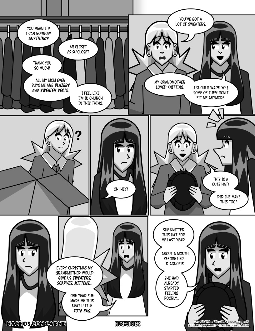 "The Girl Who Wouldn't Leave" page 47