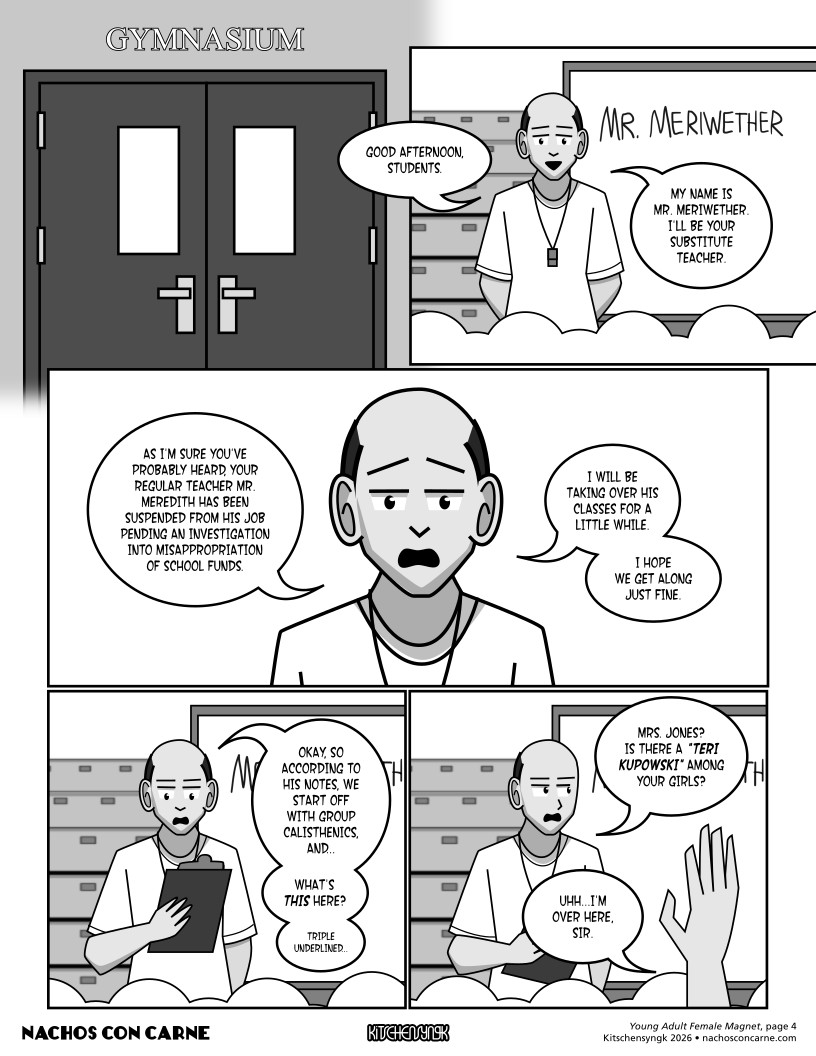 "Young Adult Female Magnet" page 4