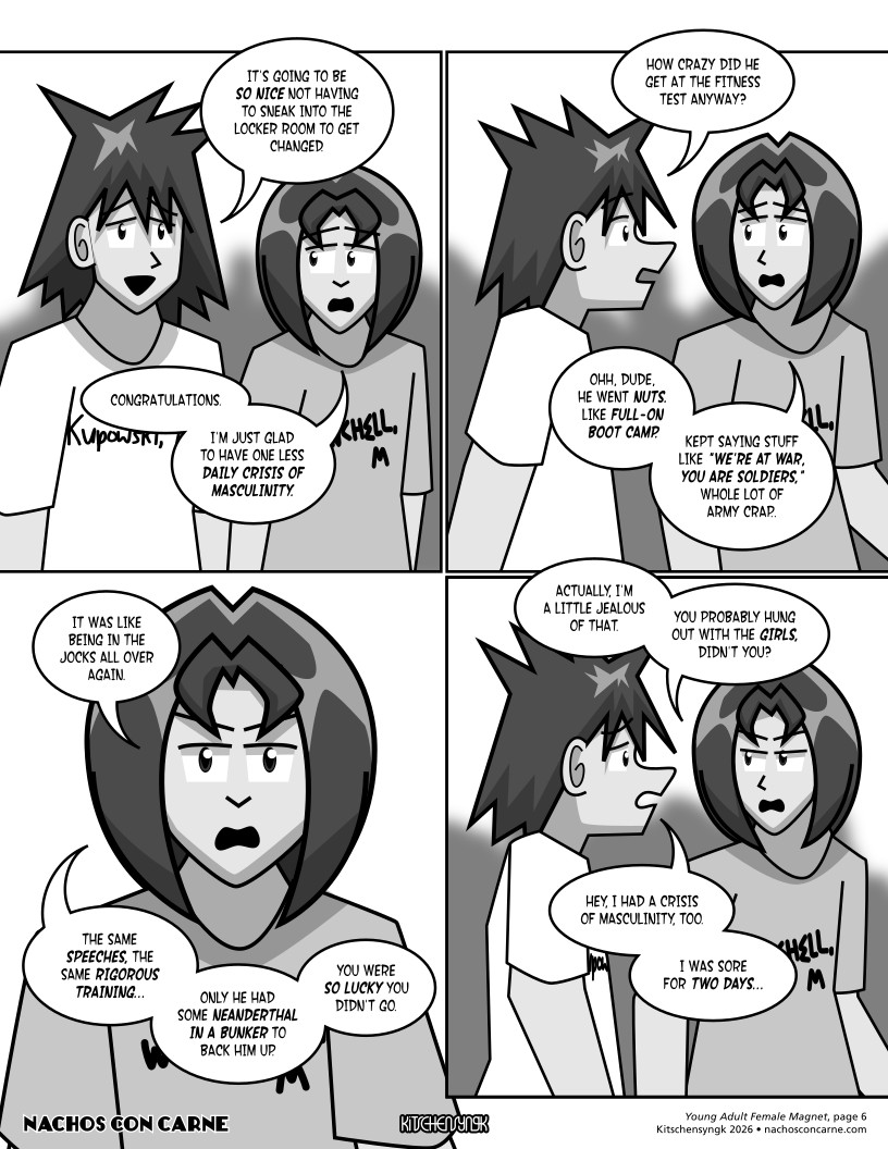 "Young Adult Female Magnet" page 6