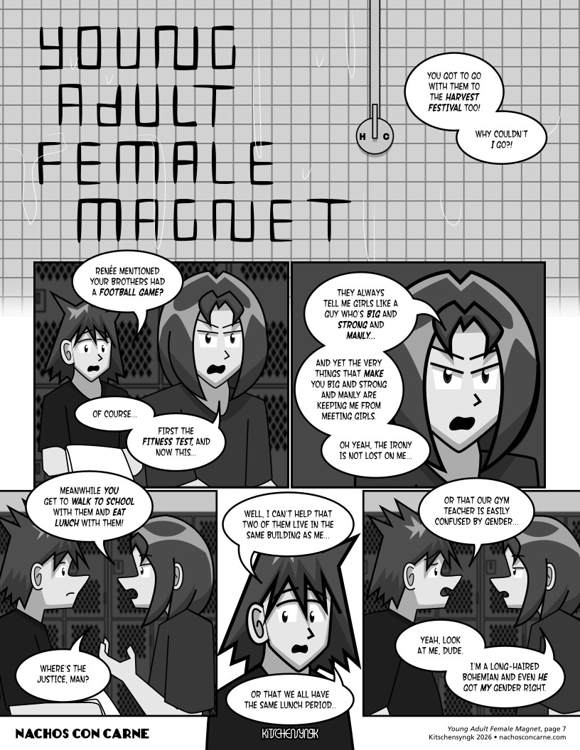 "Young Adult Female Magnet" page 7