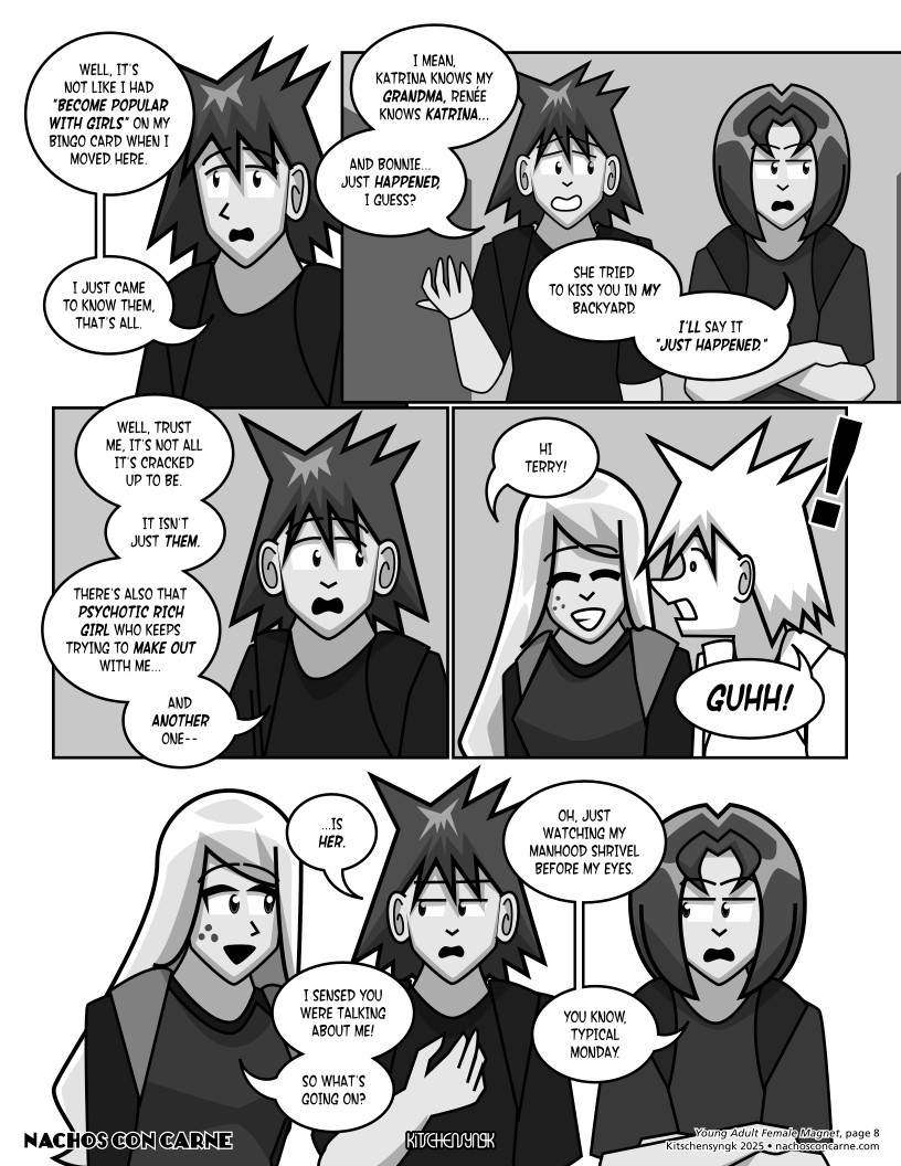 "Young Adult Female Magnet" page 8