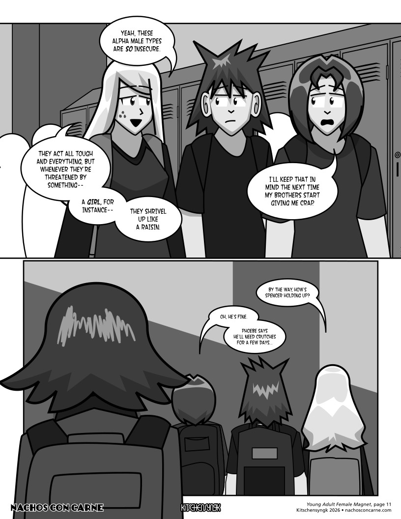 "Young Adult Female Magnet" page 11