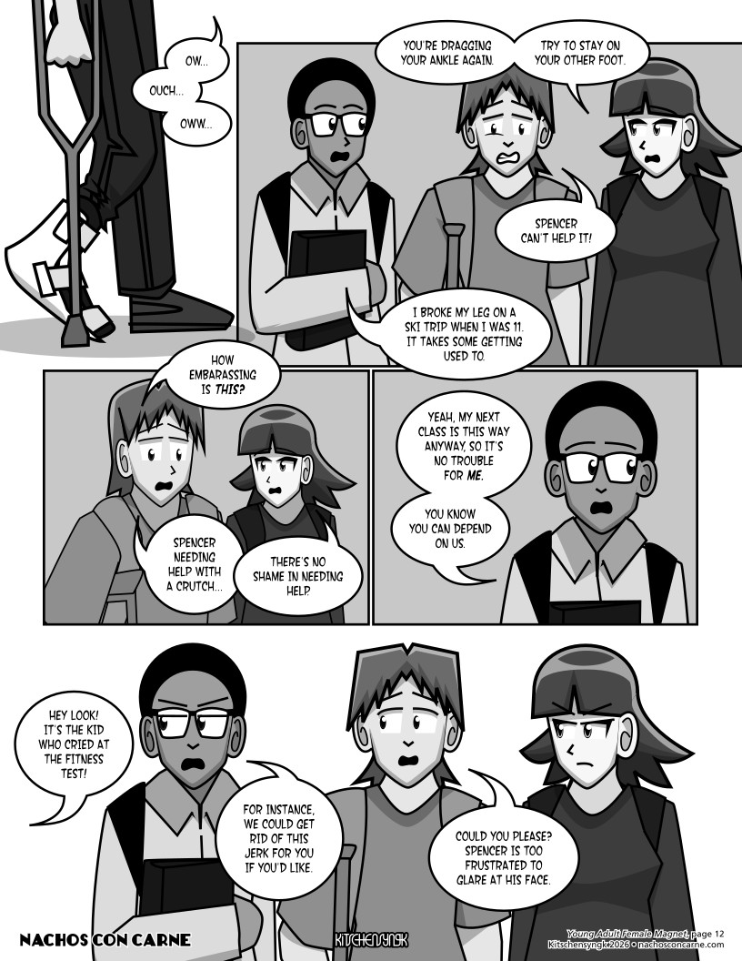 "Young Adult Female Magnet" page 12