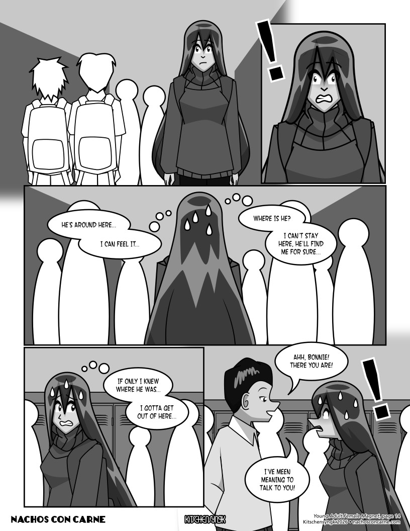 "Young Adult Female Magnet" page 14