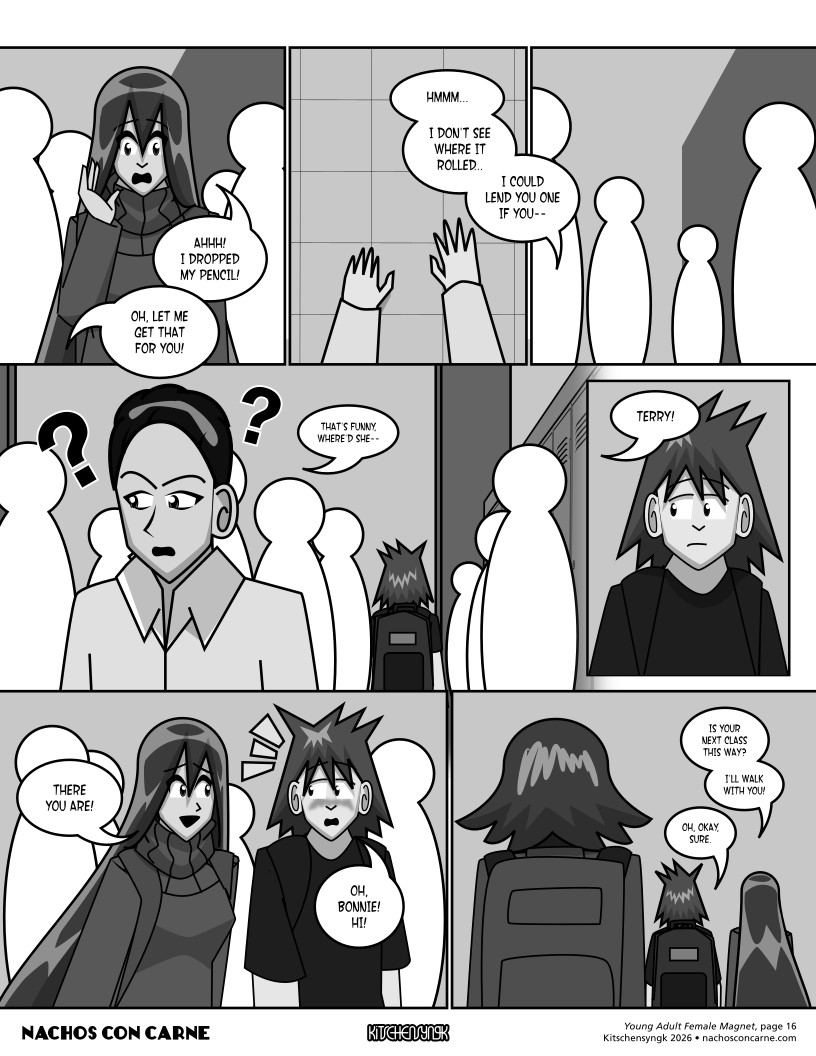 "Young Adult Female Magnet" page 16