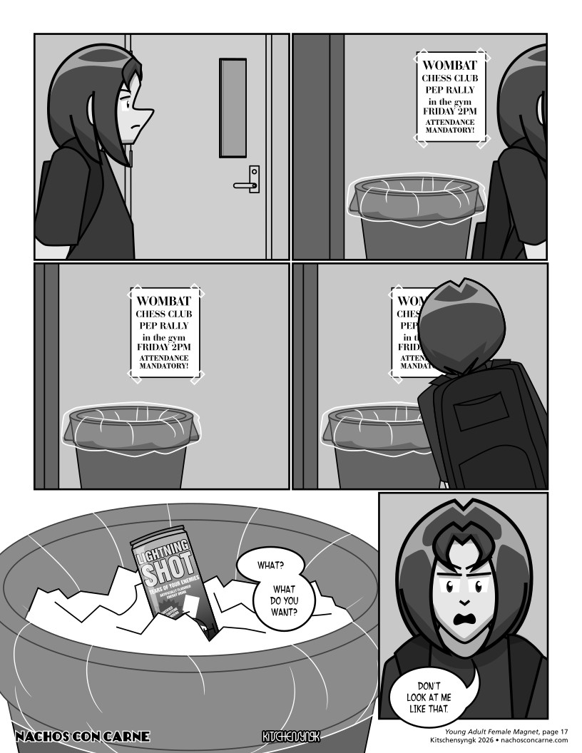 "Young Adult Female Magnet" page 17