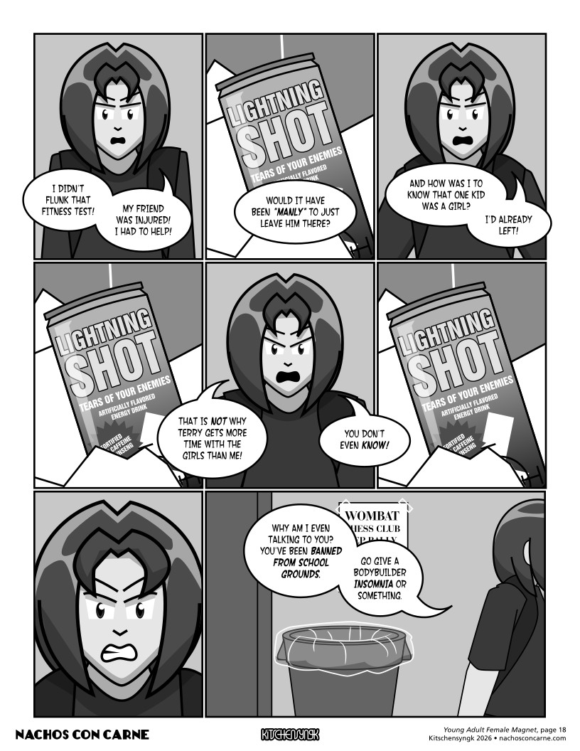 "Young Adult Female Magnet" page 18