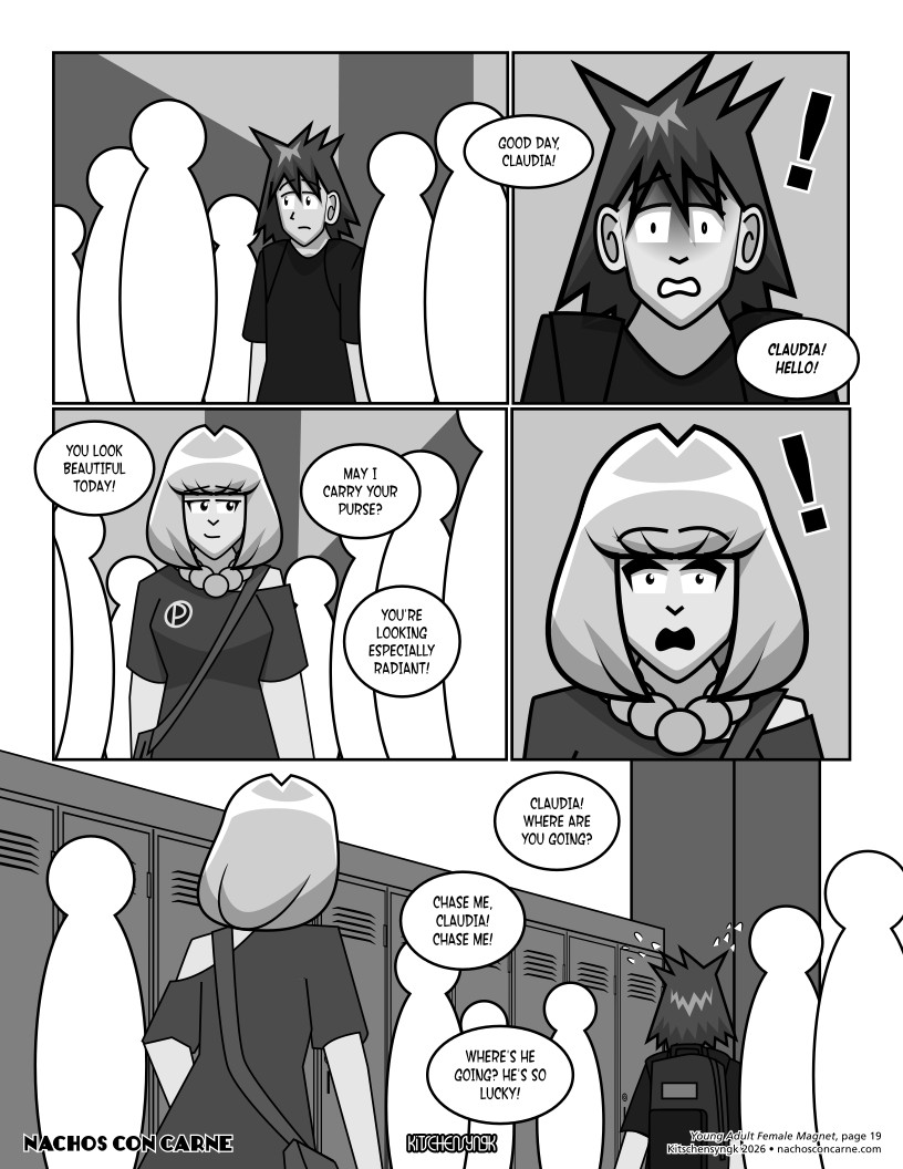 "Young Adult Female Magnet" page 19