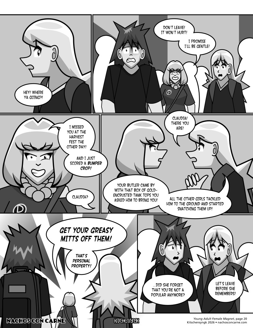 "Young Adult Female Magnet" page 20