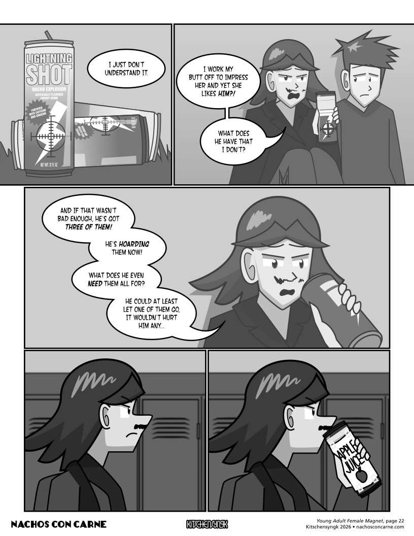 "Young Adult Female Magnet" page 22