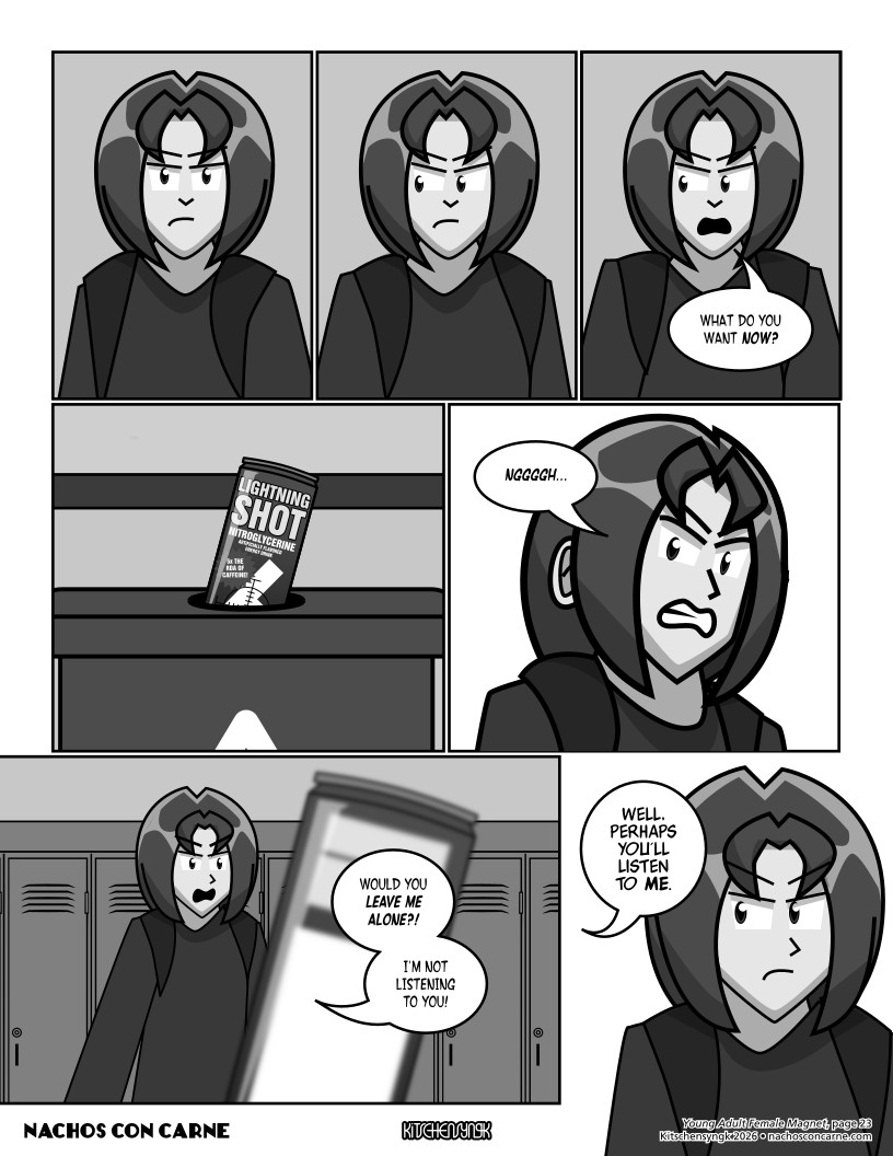 "Young Adult Female Magnet" page 23