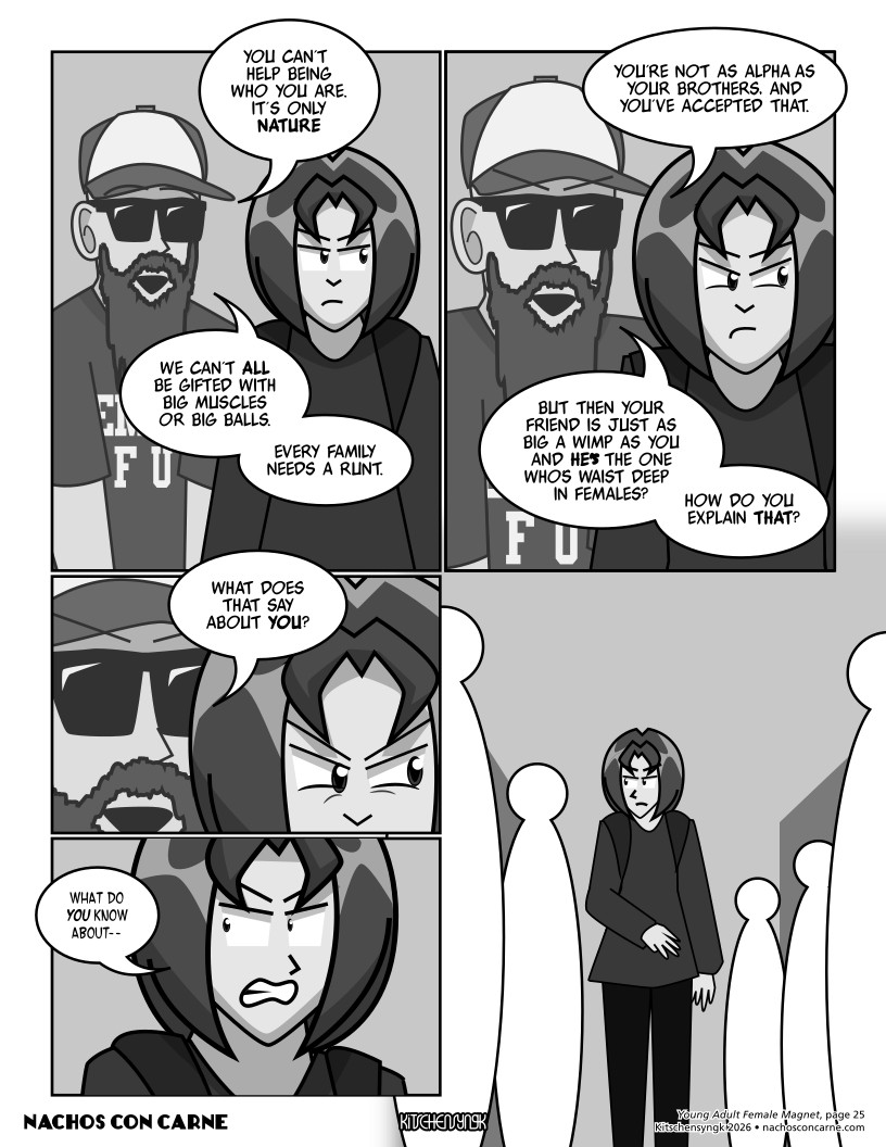 "Young Adult Female Magnet" page 25