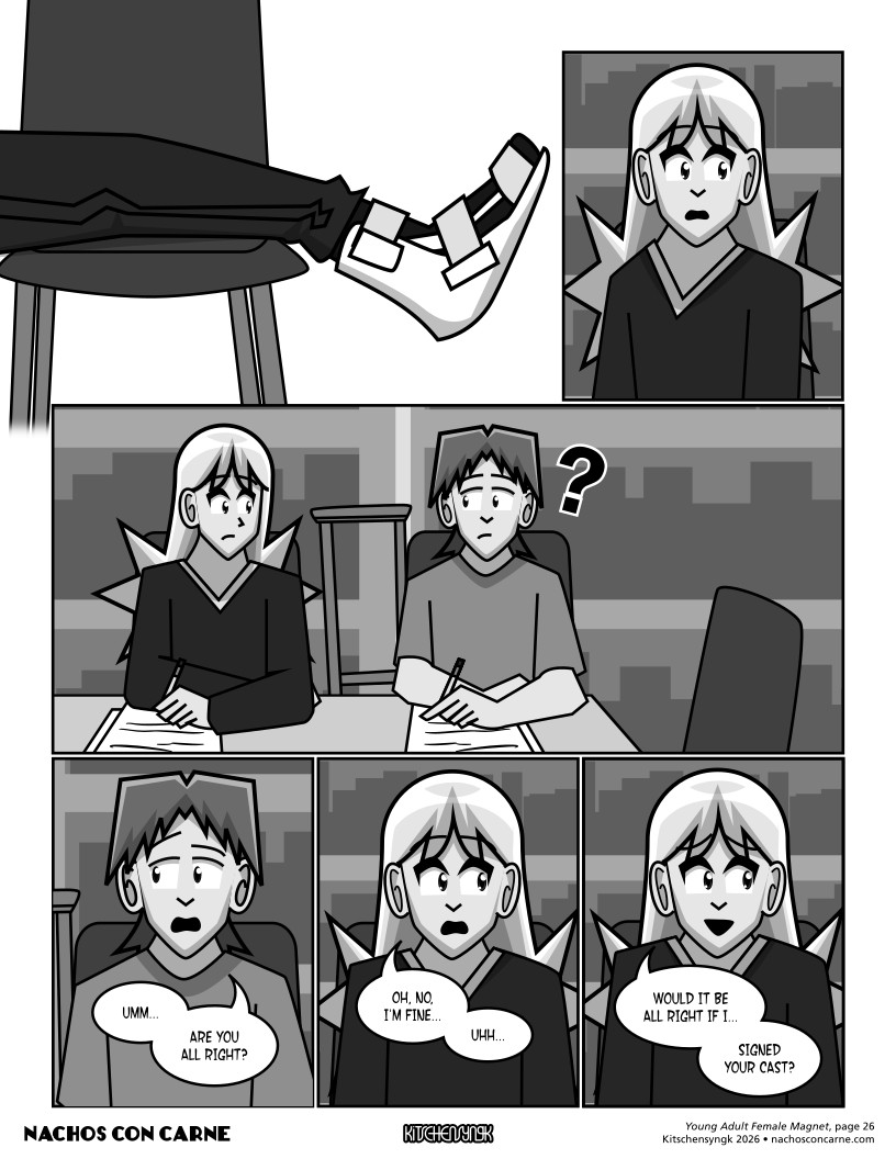 "Young Adult Female Magnet" page 26