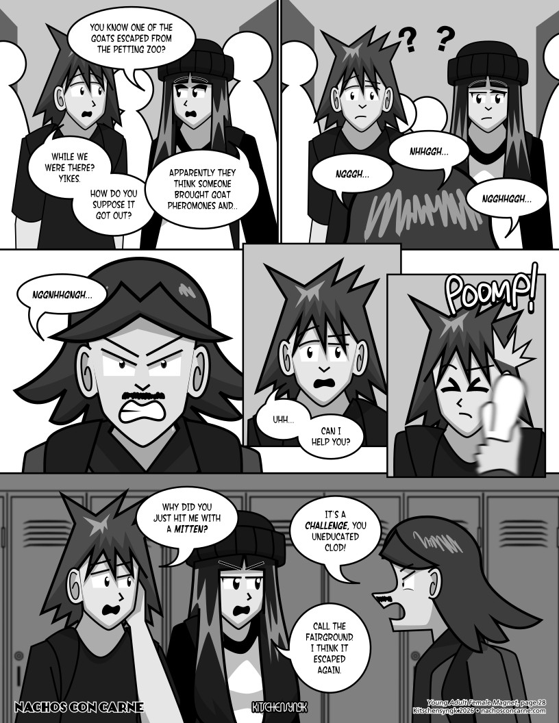 "Young Adult Female Magnet" page 28