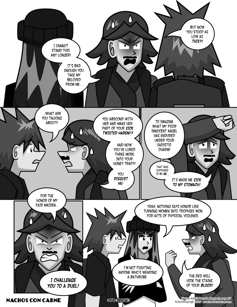 "Young Adult Female Magnet" page 29