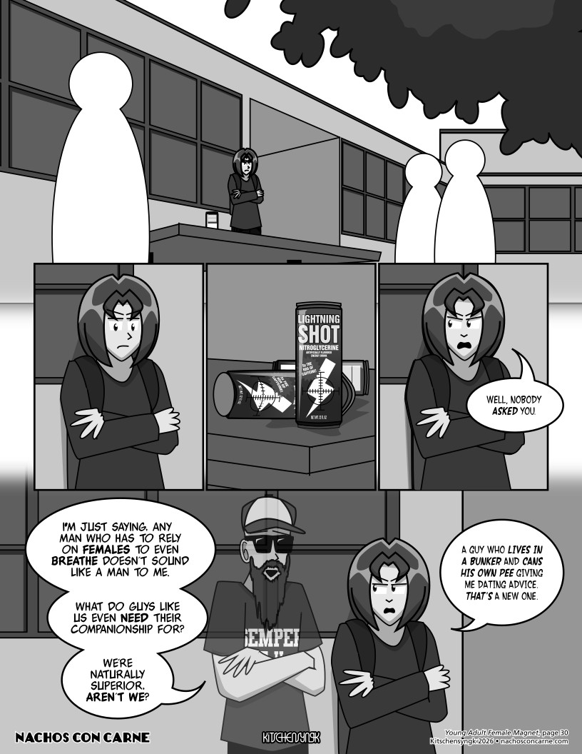 "Young Adult Female Magnet" page 30