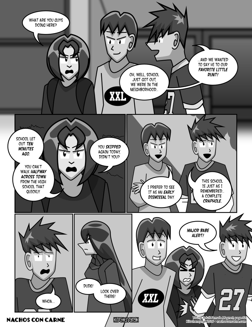 "Young Adult Female Magnet" page 32