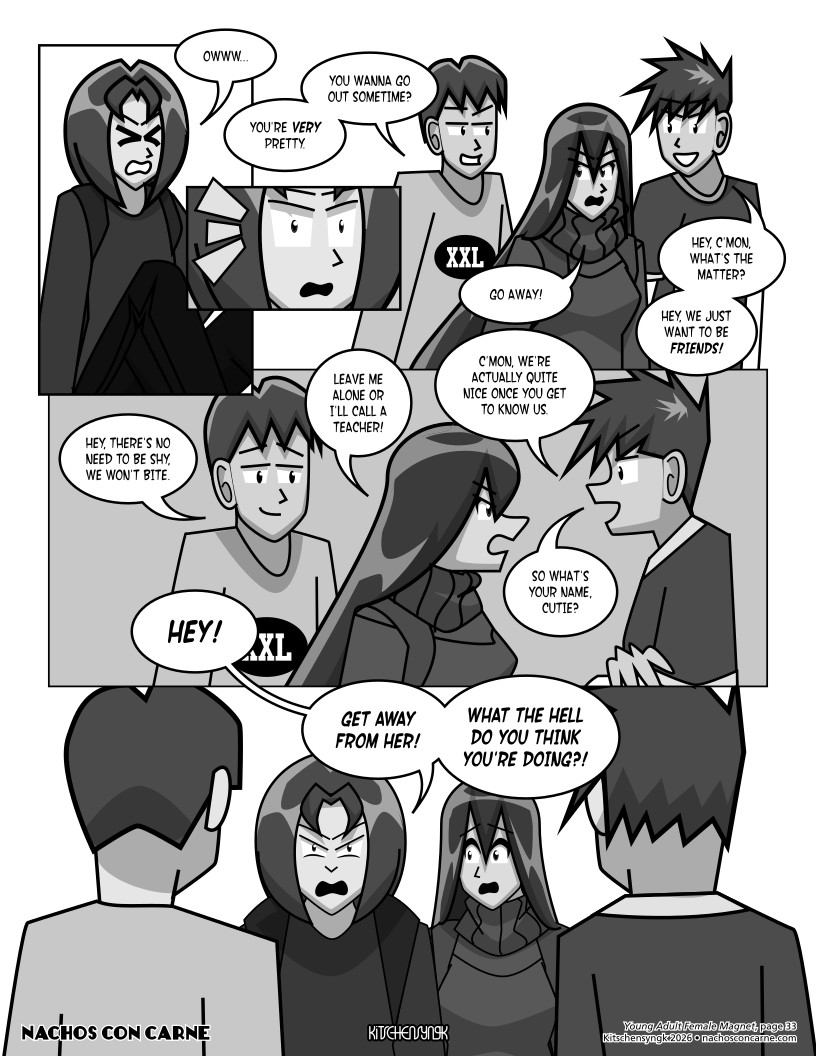 "Young Adult Female Magnet" page 33