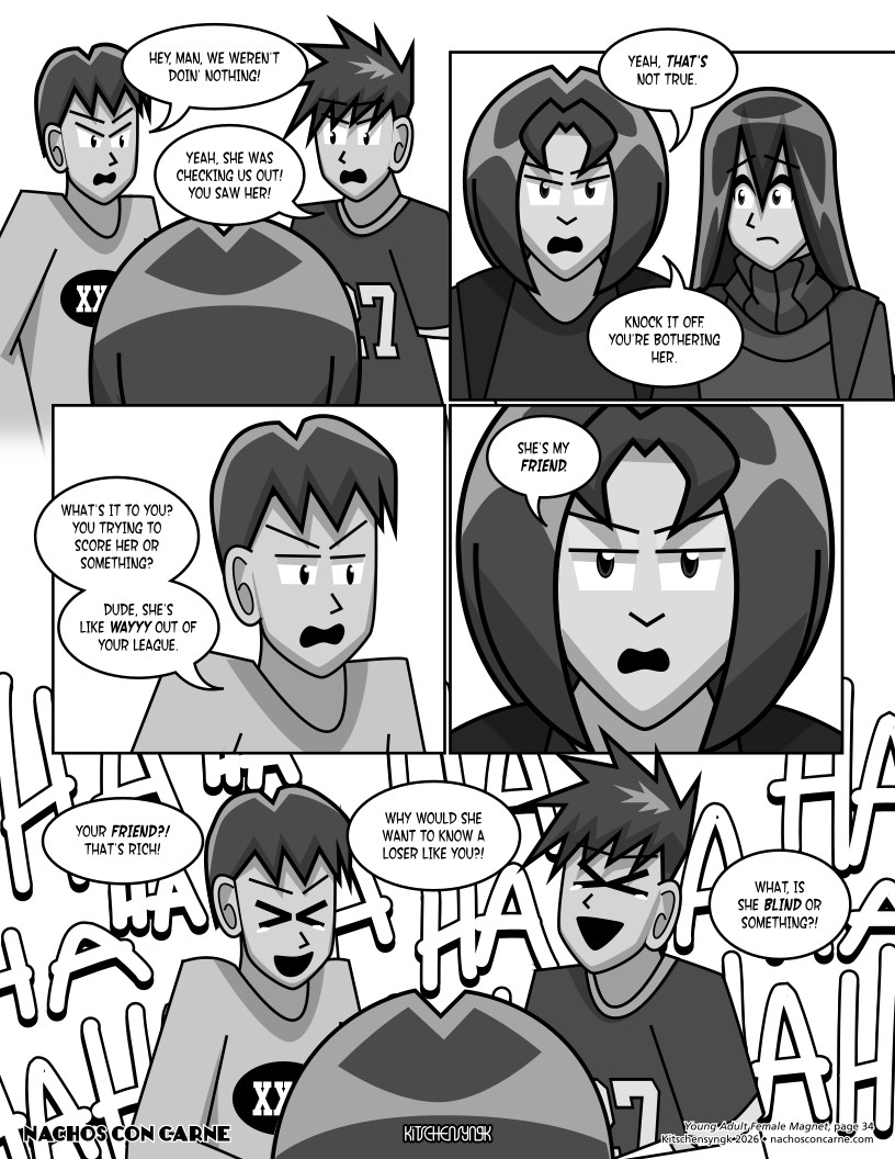 "Young Adult Female Magnet" page 33
