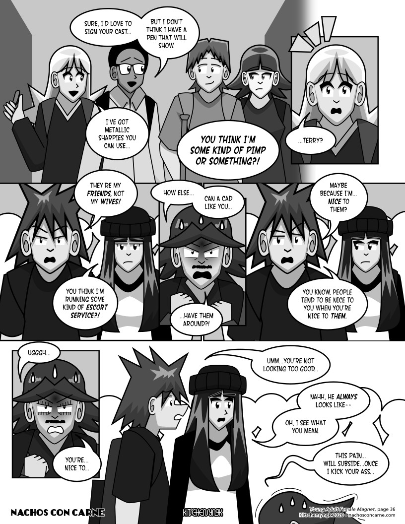 "Young Adult Female Magnet" page 36