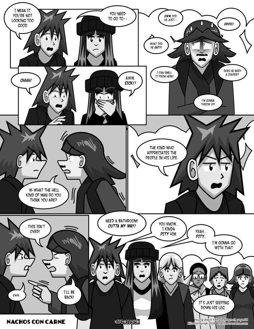 "Young Adult Female Magnet" page 38