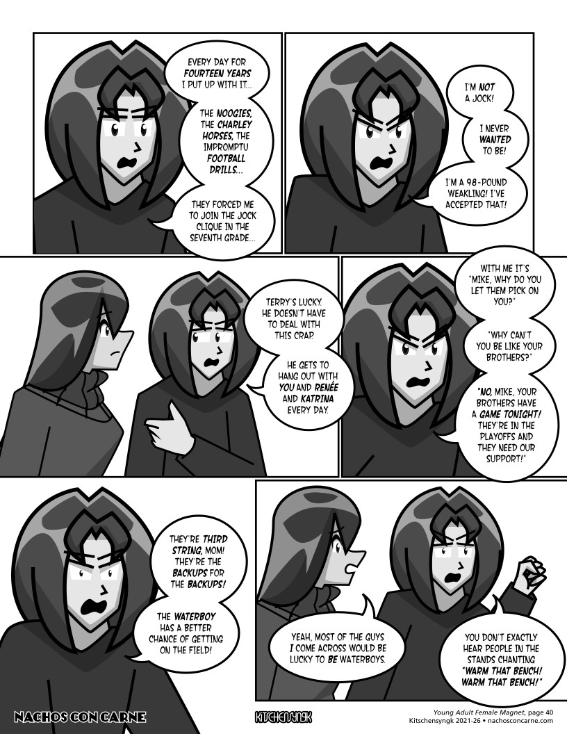 "Young Adult Female Magnet" page 40