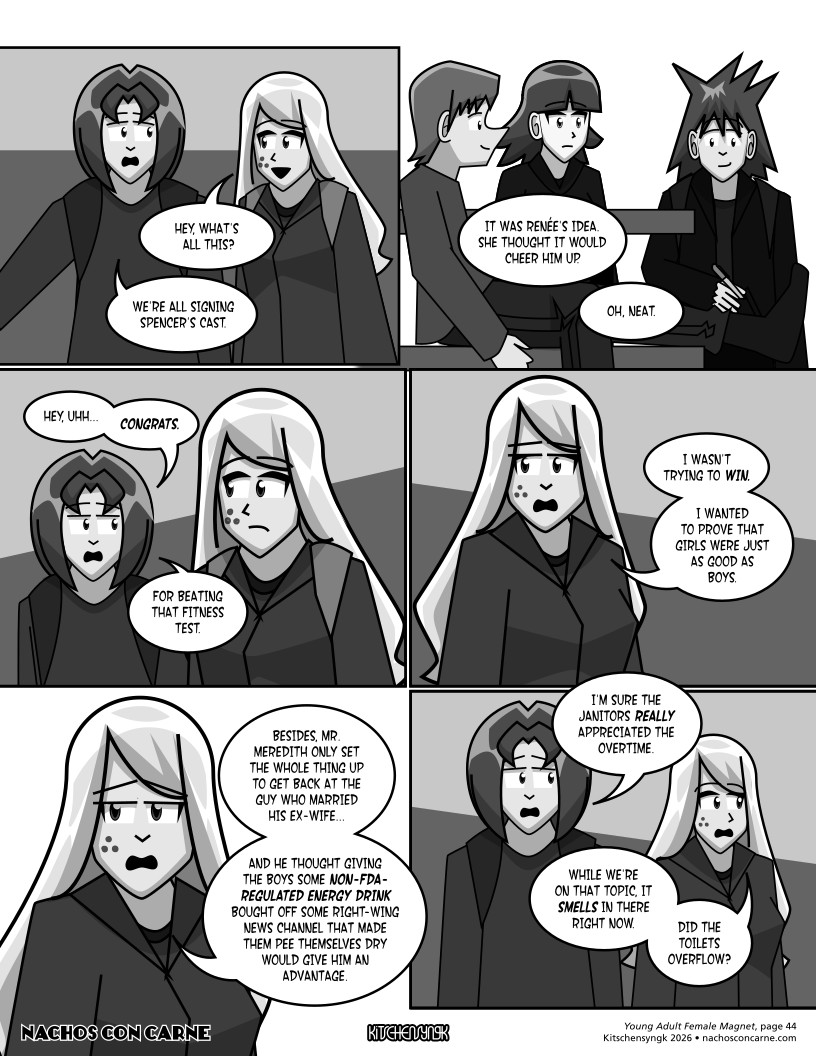 "Young Adult Female Magnet" page 44