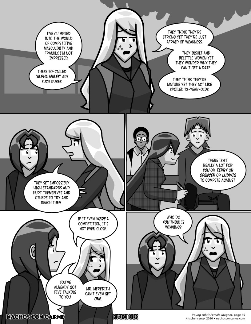 "Young Adult Female Magnet" page 45